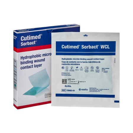 Picture of Antimicrobial Wound Contact Layer Dressing Cutimed® Sorbact® WCL 4 X 4 Inch 10 Count Sterile7266201