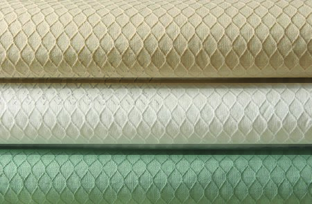 Picture of Bedspread Gemstone 75 W X 110 L Inch Cotton, 50% / Polyester, 50% White32090100