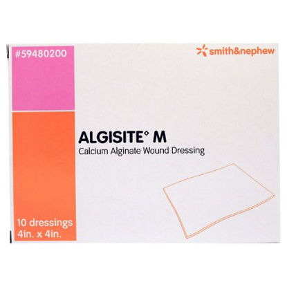 Picture of Calcium Alginate Dressing AlgiSite M 4 X 4 Inch Square Calcium Alginate Sterile59480200