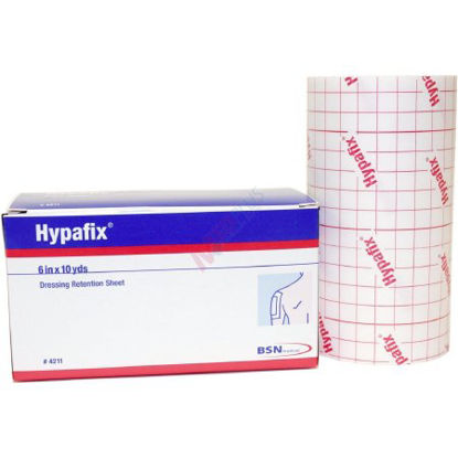 Picture of Dressing Retention Tape with Liner Hypafix® Nonwoven Polyester 6 Inch X 10 Yard White NonSterile4211