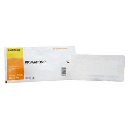 Picture of Adhesive Dressing Primapore 4 X 8 Inch Polyester Rectangle White Sterile66000319