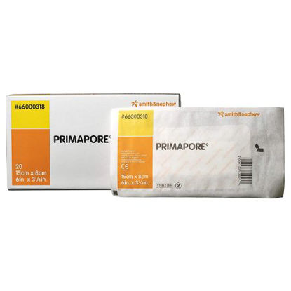 Picture of Adhesive Dressing Primapore 3-1/8 X 6 Inch Polyester Rectangle White Sterile66000318