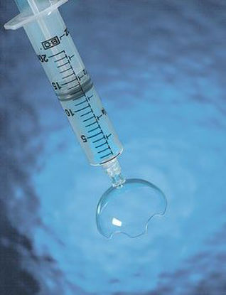 Picture of Irrigation Splash Guard Saf-Shield* 2 Exit Portals, Clear, Plastic, Angled Inlet, Sterile766