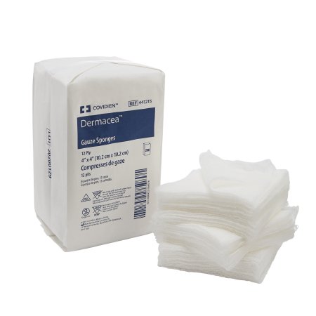 Picture of Gauze Sponge Dermacea™ Cotton 12-Ply 4 X 4 Inch Square NonSterile441215