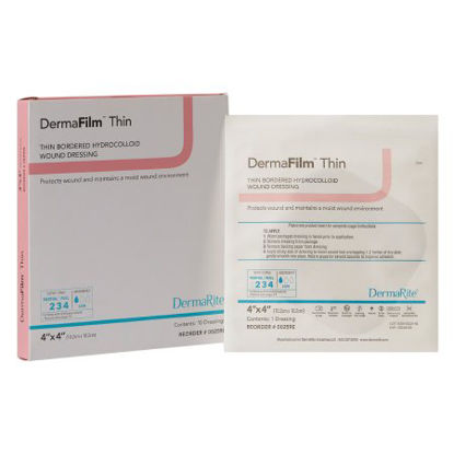 Picture of Hydrocolloid Dressing DermaFilm® 4 X 4 Inch Square Sterile00259E