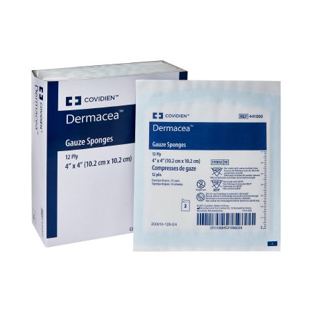 Picture of Gauze Sponge Dermacea™ Cotton 12-Ply 4 X 4 Inch Square Sterile441000