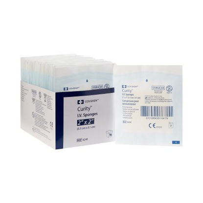 Picture of Split Sponge Curity™ Nonwoven 2 X 2 Inch Sterile6241