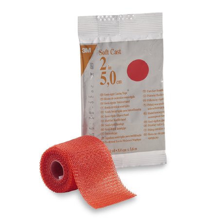 Picture of Cast Tape 3M™ Scotchcast™ Soft Cast 2 Inch X 12 Foot Fiberglass Red82102R