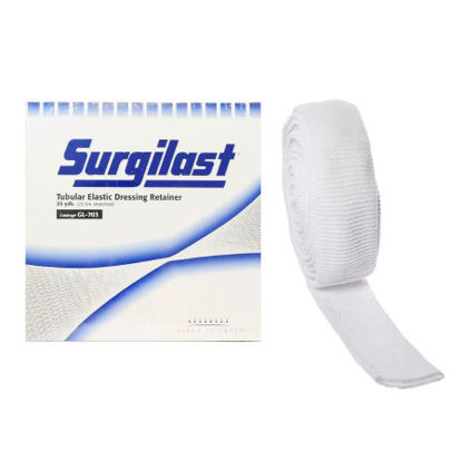 Picture of Elastic Net Retainer Dressing Surgilast® Tubular Elastic 25 Yard Size 3 White Medium Hand / Arm / Leg / Foot NonSterileGL703