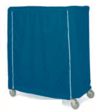 Picture of Cart Cover Metro® Mariner Blue Vinyl, Coated 60 L X 74 H X 24 D Inch Hook and Loop Closure24X60X74VCMB