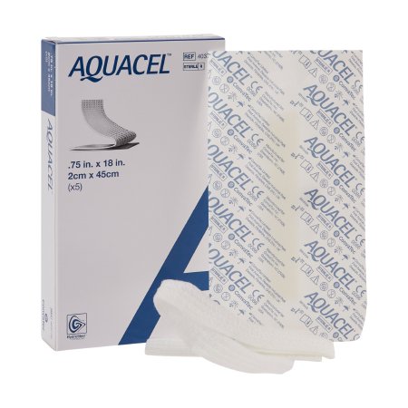 Picture of Hydrofiber Dressing Aquacel® Ribbon Hydrofiber (Sodium Carboxymethylcellulose) 3/4 X 18 Inch403770