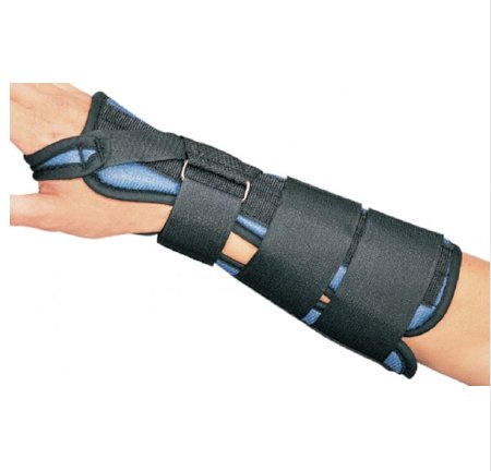 Picture of Wrist Brace ProCare® Aluminum / Foam / Tricot Right Hand Black X-Small79-87422