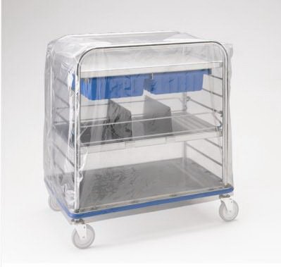 Picture of Cart Cover Blue Vinyl Zippered ClosureCDS-152-24-ZC