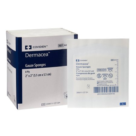 Picture of Gauze Sponge Dermacea™ Gauze 8-Ply 2 X 2 Inch Square Sterile441211