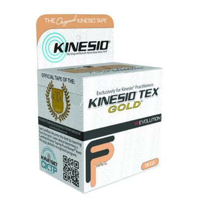 Picture of Kinesiology Tape Kinesio® Tex Gold™ FP Water Resistant Cotton 2 Inch X 5-1/2 Yard Beige NonSterile24-4870