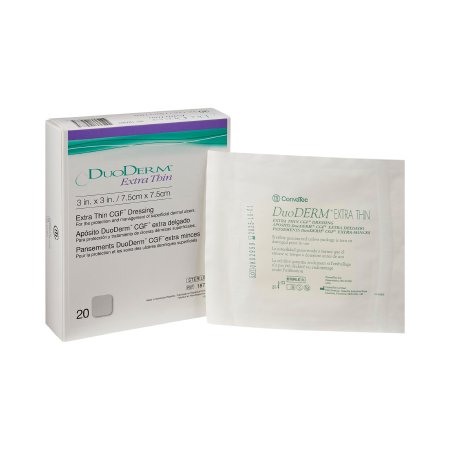 Picture of Hydrocolloid Dressing DuoDERM® Extra Thin 3 X 3 Inch Square Sterile187901