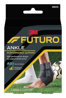 Picture of Ankle Support 3M™ Futuro™ Sport Moisture Control One Size Fits Most Hook and Loop Strap Closure Left or Right Foot48635ENR