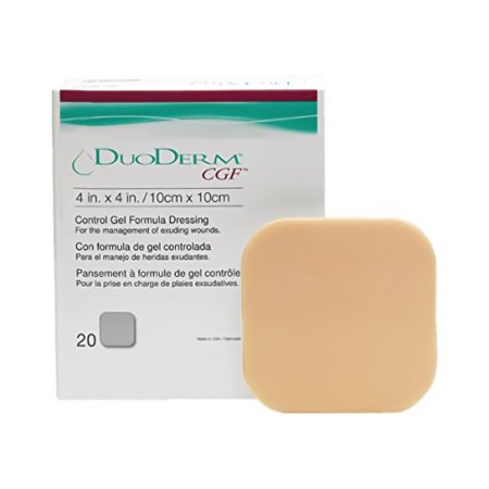 Picture of Hydrocolloid Dressing DuoDERM® CGF® 4 X 4 Inch Square Sterile187658