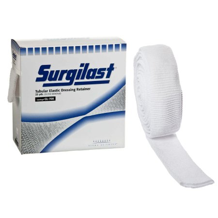 Picture of Elastic Net Retainer Dressing Surgilast® Tubular Elastic 25 Yard Size 7 White Small Chest / Back / Perineum / Axilla NonSterileGL708