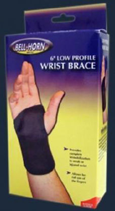 Picture of Wrist Brace Bell-Horn® Stabilizing Preformed / Low Profile Cotton / Elastic Left Hand Black Large192L