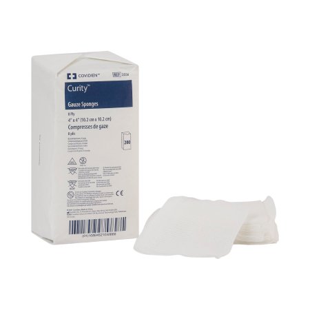 Picture of USP Type VII Gauze Sponge Curity™ Cotton 8-Ply 4 X 4 Inch Square NonSterile2556-