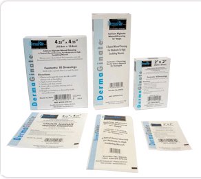 Picture of Calcium Alginate Dressing DermaGinate® 2 X 2 Inch Square Calcium Alginate Sterile00260E