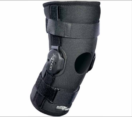 Picture of Knee Brace DonJoy® X-Large Pull-On / Hook and Loop Strap Closure 23-1/2 to 26-1/2 Inch Thigh Circumference / 17 to 19 Inch Knee Circumference / 18 to 20 Inch Calf Circumference Left or Right Knee11-0555-5