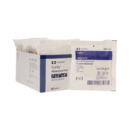 Picture of Abdominal Pad Curity™ Nonwoven Fluff 7-1/2 X 8 Inch Rectangle Sterile9192A