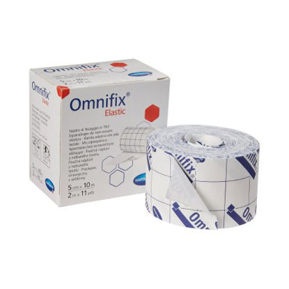 Picture of Dressing Retention Tape with Liner Omnifix® Elastic Skin Friendly Nonwoven 2 Inch X 11 Yard White NonSterile900602
