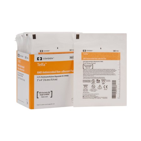 Picture of Impregnated Antimicrobial Dressing Telfa™ AMD 3 X 4 Inch PHMB (Polyhexamethylene Biguanide) Sterile7662-