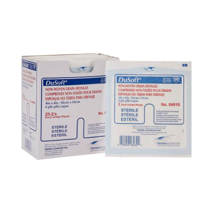 Picture of Split Sponge DuSoft® Polyester / Rayon 4 X 4 Inch Sterile84916