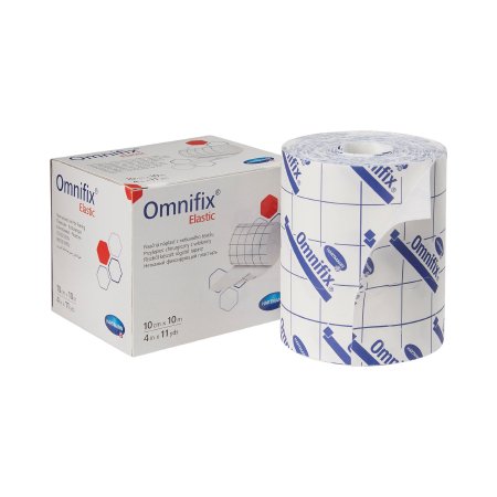 Picture of Dressing Retention Tape with Liner Omnifix® Elastic Skin Friendly Nonwoven 4 Inch X 11 Yard White NonSterile900603