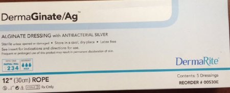 Picture of Silver Alginate Dressing DermaGinate/ Ag™ 12 Inch Length Rope Sterile00530E