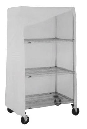 Picture of Cart Cover White Vinyl, Coated 72 L X 74 H X 24 D Inch Hook and Loop Closure24X72X74VC