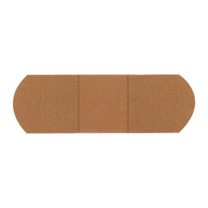 Picture of Adhesive Strip American® White Cross 1 X 3 Inch Fabric Rectangle Tan Sterile1595033