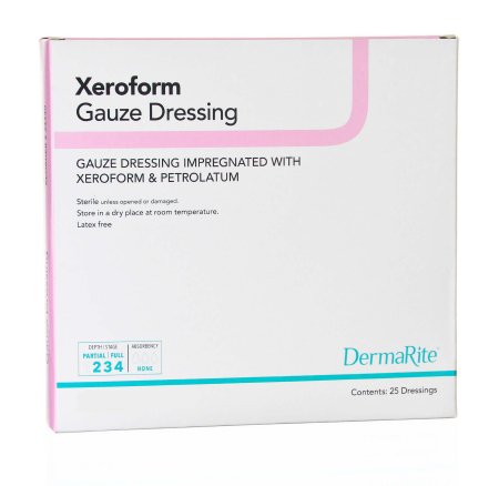 Picture of Impregnated Dressing DermaRite® 2 X 2 Inch Gauze Xeroform / Petrolatum Sterile24220