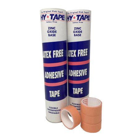 Picture of Medical Tape Hy-Tape® Waterproof Zinc Oxide Adhesive 1/2 Inch X 5 Yard Pink NonSterile105BLF