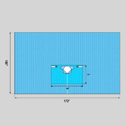 Picture of Orthopedic Drape Beach Chair Shoulder Drape 100 W X 172 L Inch1222-8662