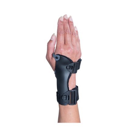 Picture of Wrist Splint Ossur® Exoform® Carpal Tunnel Low Profile Plastic / Nylon Right Hand Black / Blue / Gray Large517077