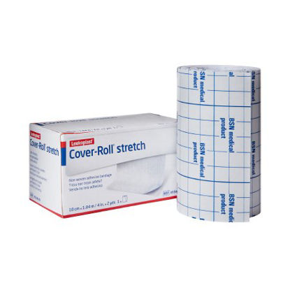 Picture of Dressing Retention Tape with Liner Cover-Roll® Stretch Nonwoven Polyester 4 Inch X 2 Yard White NonSterile45548