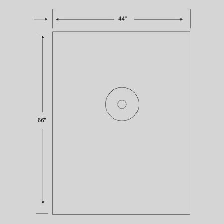 Picture of Slush and Warmer Disc Drape 44 X 66 Inch Dual Slush and Warming Systems1222-3320