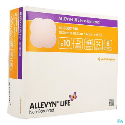 Picture of Silicone Foam Dressing Allevyn Life 4 X 4 Inch Square Non-Adhesive without Border Sterile66801748