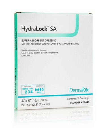Picture of Super Absorbent Dressing HydraLock™ SA Polymer 4 X 4 Inch Sterile60440