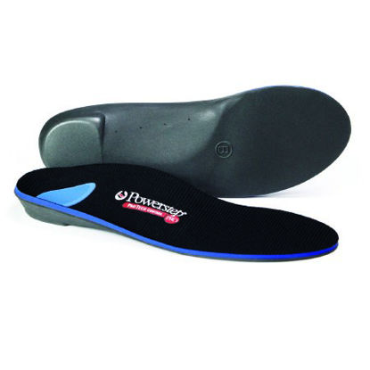 Picture of Powerstep® ProTech Control Orthotic Insole Full Length Size A Polypropylene / EVA / Polyester / VCT® / Poron® Black / Blue / Gray Male 4 to 4-1/2 / Female 6 to 6-1/21015-01A