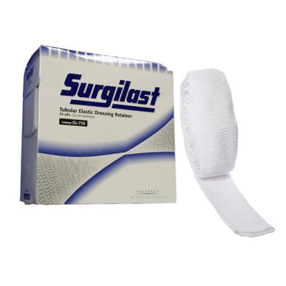 Picture of Elastic Net Retainer Dressing Surgilast® Tubular Elastic 25 Yard Size 9 White Large Chest / Back / Perineum / Axilla NonSterileGL710