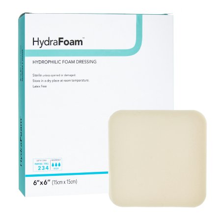 Picture of Foam Dressing HydraFoam™ 6 X 6 Inch Square Non-Adhesive without Border Sterile00296E