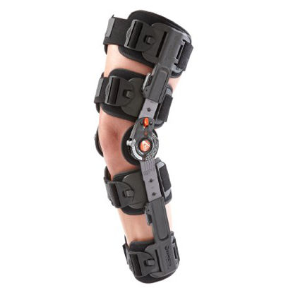 Picture of Knee Brace T Scope™ Premier Post-Op One Size Fits Most Hook and Loop Strap Closure with Quick-Release Buckle Up to 30-1/2 Inch Thigh Circumference 17 to 27 Inch Length Left or Right Knee08814