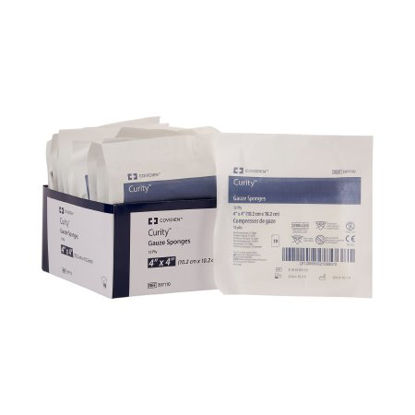 Picture of USP Type VII Gauze Sponge Curity™ Gauze 12-Ply 4 X 4 Inch Square Sterile397110