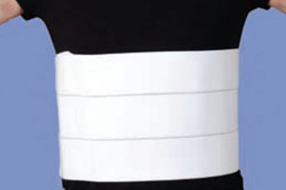 Picture of Abdominal Binder Small Hook and Loop Closure 30 to 45 Inch Waist Circumference AdultAB330S