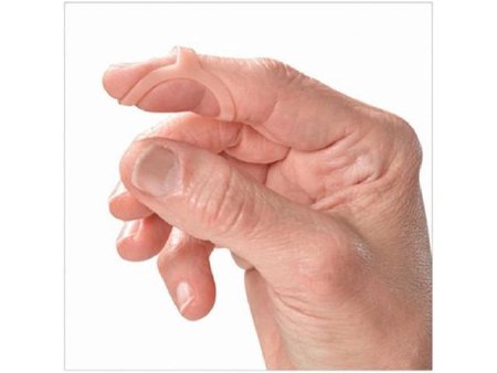 Picture of Finger Splint Oval-8® Adult Size 9 Pull-On Left or Right Hand BeigeP1008-5-09